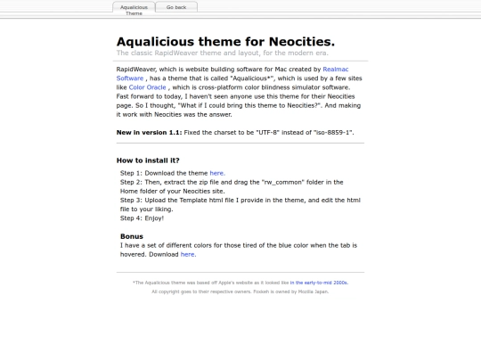 aqualicioustheme screenshot