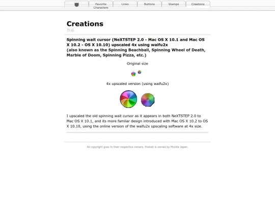 creations screenshot