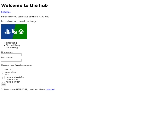 hub screenshot