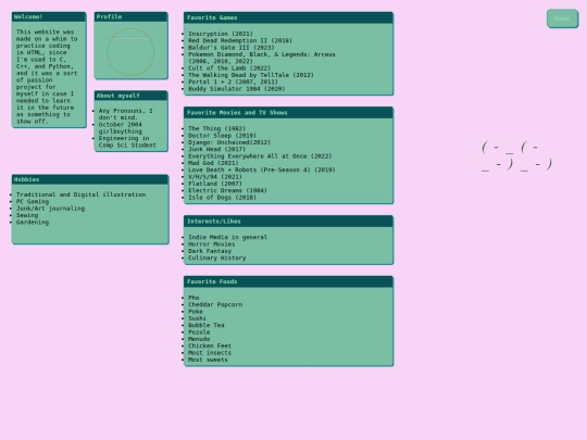 Profile screenshot
