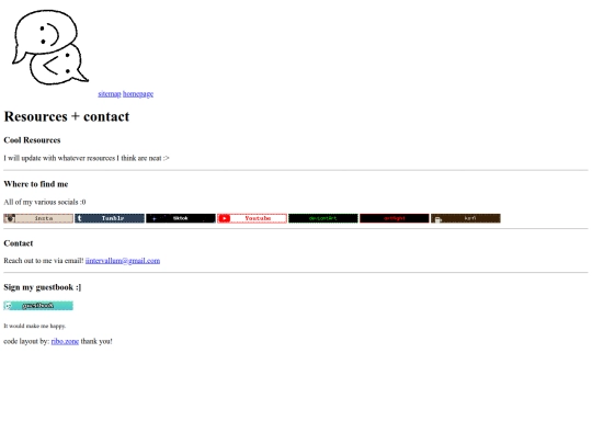 links screenshot