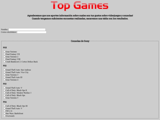 encuesta screenshot