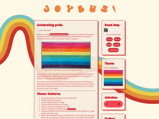 rainbowtheme screenshot