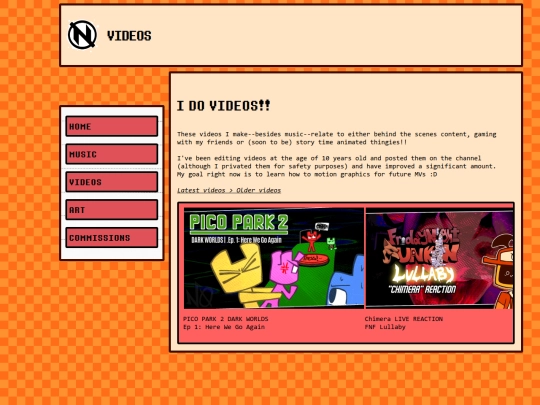 videos screenshot