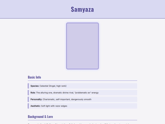 Angel/samyaza screenshot