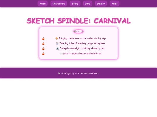carnivial/carnivial_homepage screenshot