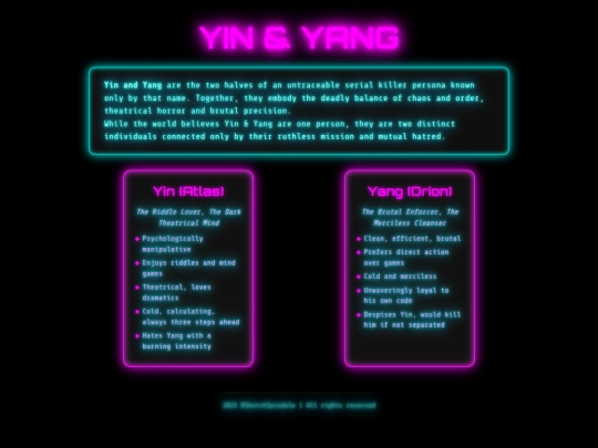 enden characters/YINYANG screenshot