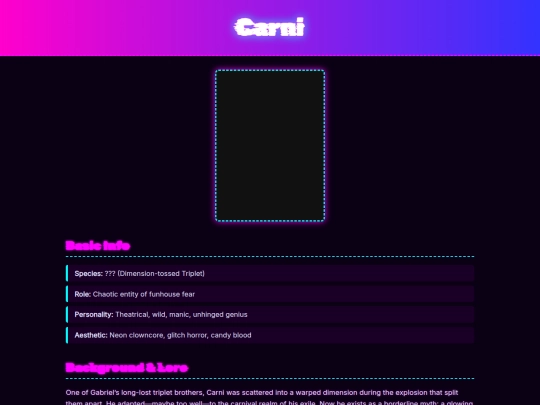 enden characters/carni screenshot