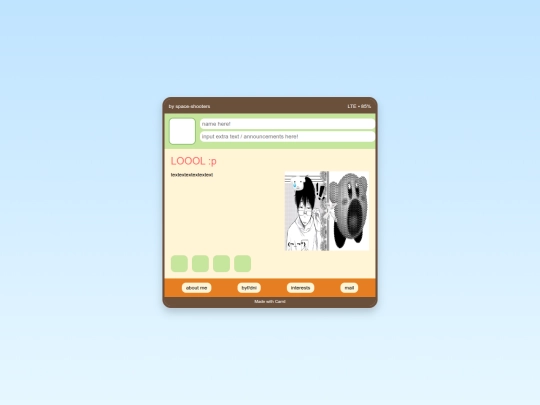 test screenshot