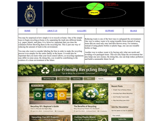 blogs screenshot