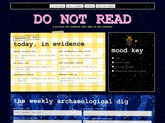 diary screenshot