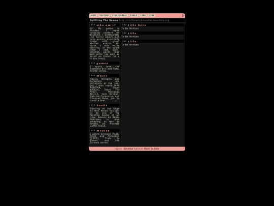 index screenshot