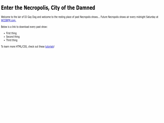 index screenshot