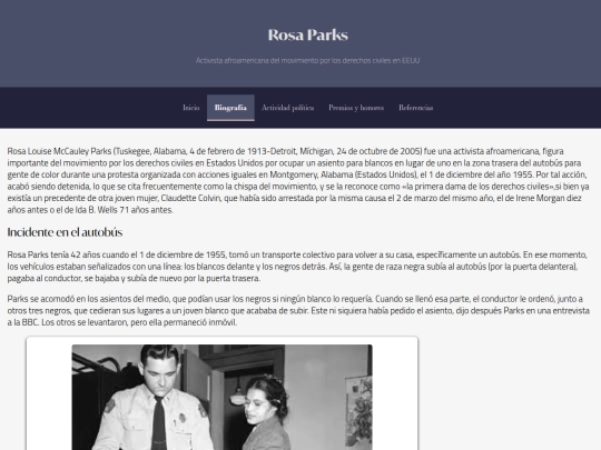 biografia screenshot