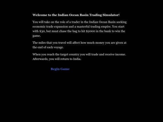 Indian Ocean Basin screenshot