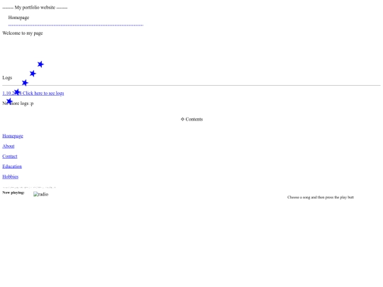 Homepage screenshot