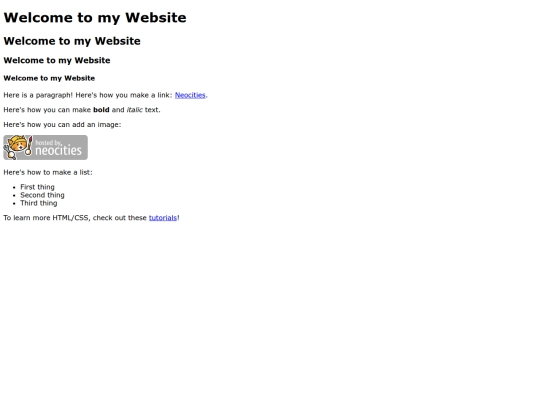 index screenshot