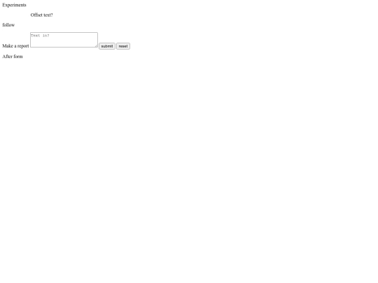experiment screenshot