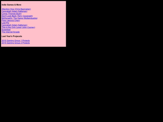 games screenshot