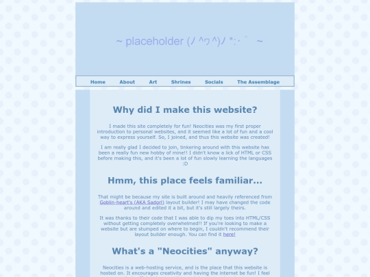 aboutsite screenshot