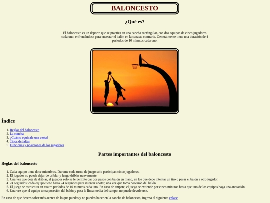 index screenshot
