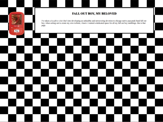 fall-out-boy-fanpage screenshot