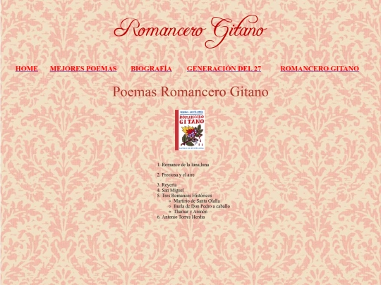 pracs/ejercicio09/romancerogitano screenshot