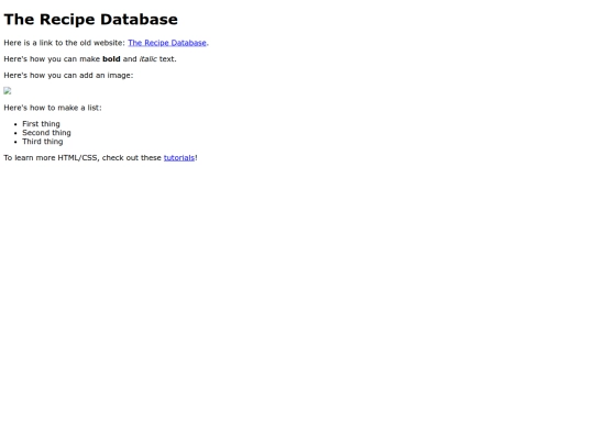 index screenshot