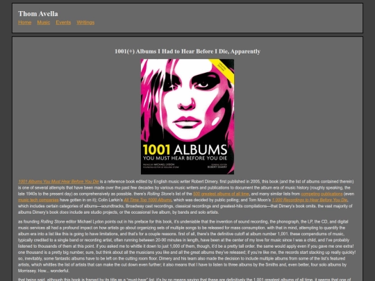 1001albums screenshot