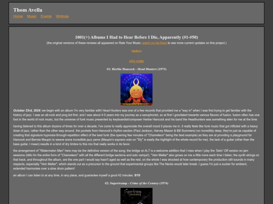 1001albums/1-50 screenshot