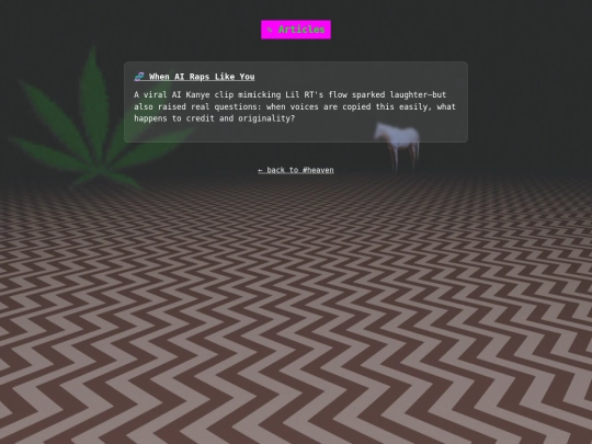 articles screenshot