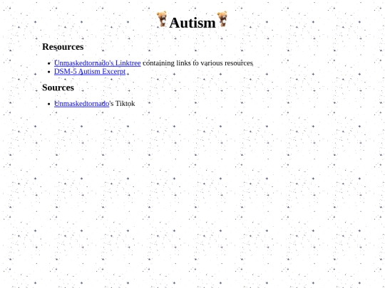 extra/autism screenshot