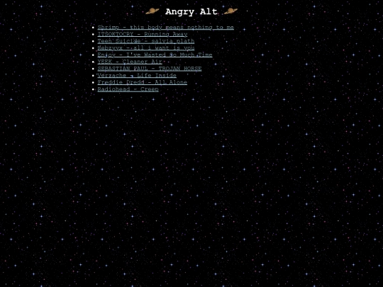 music/playlists/angry-alt screenshot