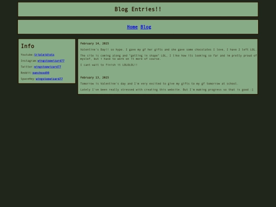 blog screenshot