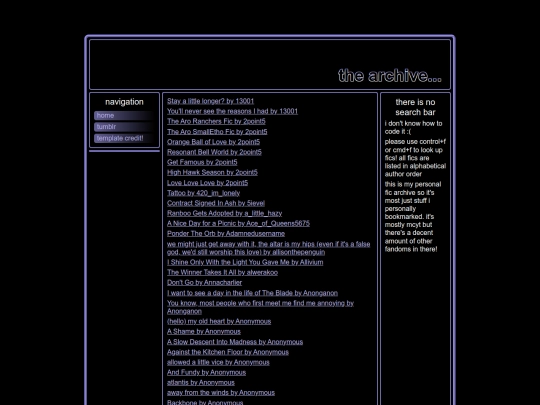 archive screenshot