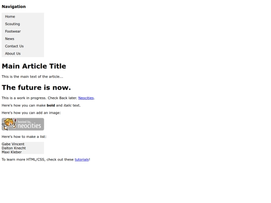 index screenshot