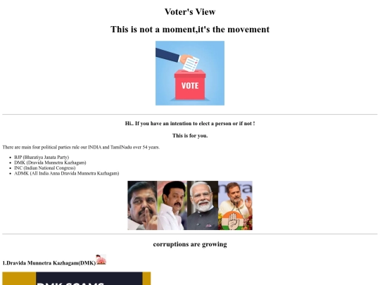 voting awareness/vote screenshot