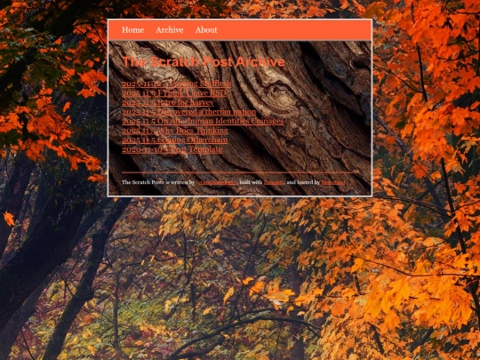 blog thingy/archive screenshot