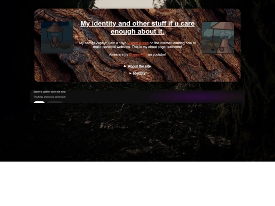 other pages/about screenshot