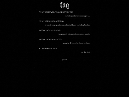 faq screenshot