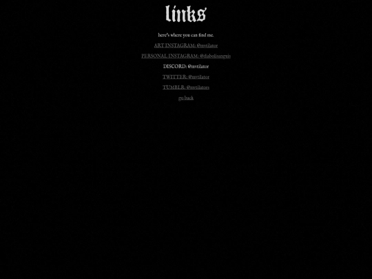 links screenshot