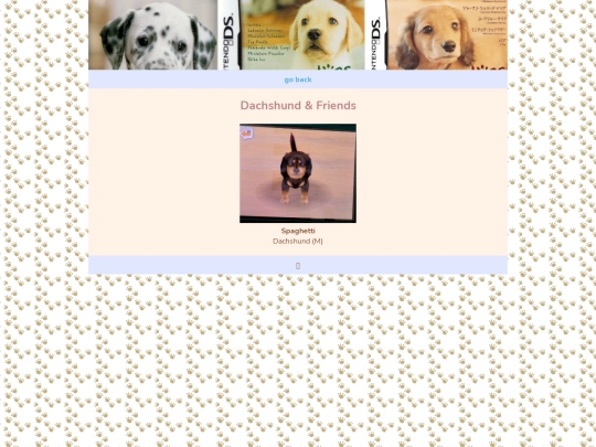 nintendogs/nintendogs2005/dachshundandfriends screenshot