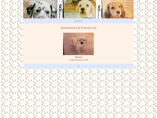 nintendogs/nintendogs2005/dachshundandfriends2 screenshot