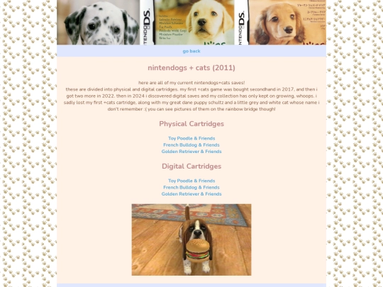 nintendogs/nintendogscats2011 screenshot