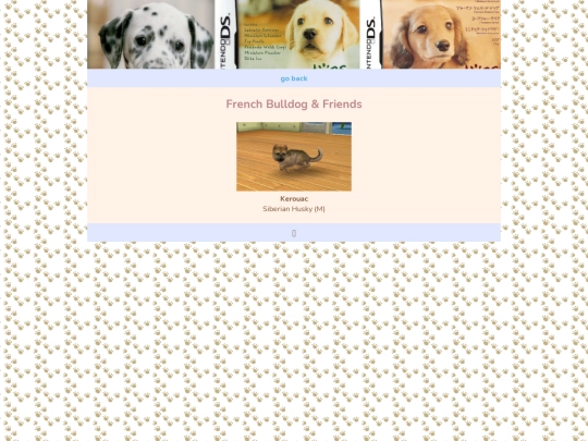 nintendogs/nintendogscats2011/digital-frenchbulldogandfriends screenshot
