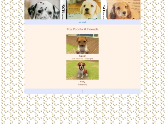 nintendogs/nintendogscats2011/digital-toypoodleandfriends screenshot