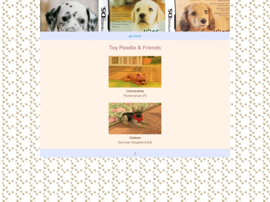 nintendogs/nintendogscats2011/physical-toypoodleandfriends screenshot