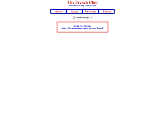 not_found screenshot
