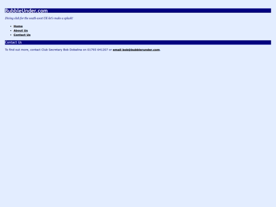 HTML Basics/contact screenshot