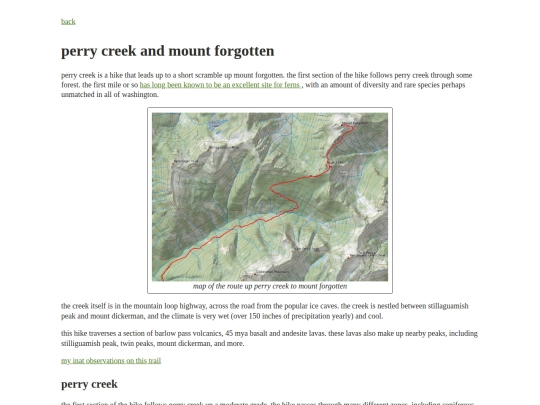 notes-on-nature/perry-creek-and-mount-forgotten screenshot